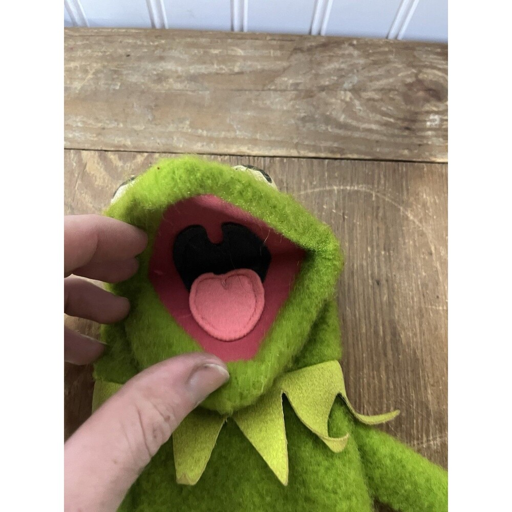 Vtg Fisher Price Vintage Kermit the Frog Hand Puppet #860 1976 - Picture 5 of 7